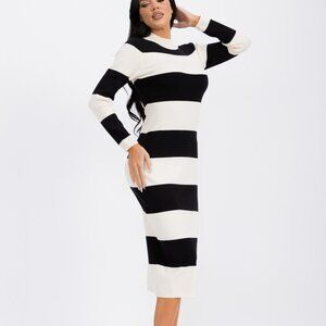 NWT Knit Stripe Dress